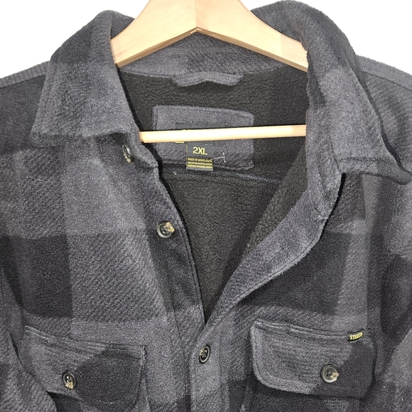 Stanley Black and Gray Lightweight Shirt Jacket - Picture 2 of 3